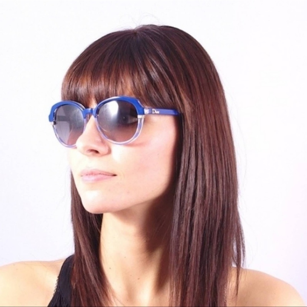Dior Women's Croisette Sunglasses with Blue Frame
